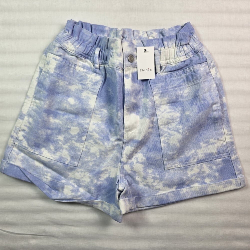 Anthropology Elodie High Waist Denim Shorts Size XS, 100% Cotton, Trendy